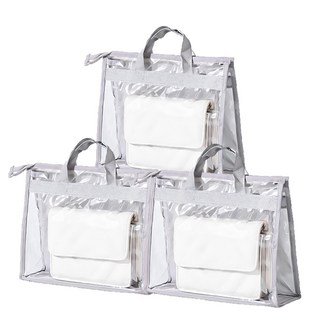 小麥購物 包包防塵袋 G055 XXL, 3個, 灰色