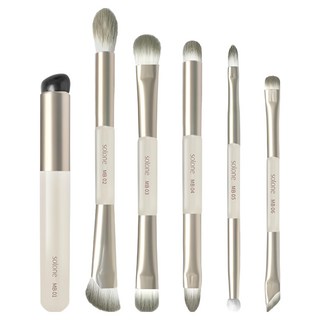 Solone 台灣公司貨 多功袖珍刷具 6件組, 1組, 米色