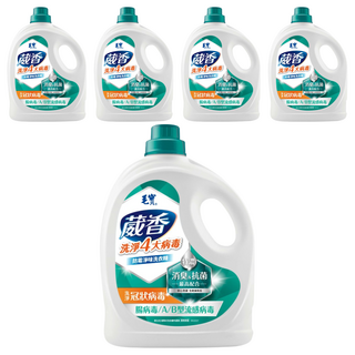 毛寶 葳香抗菌洗衣精 防霉淨味 山谷百合花香, 3kg, 5瓶