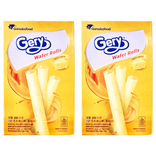 Gery 芝莉 捲心酥 重起司, 濃厚起司爆漿, 獨立包裝方便攜帶, 辦公室團購聖品, 280g, 2盒