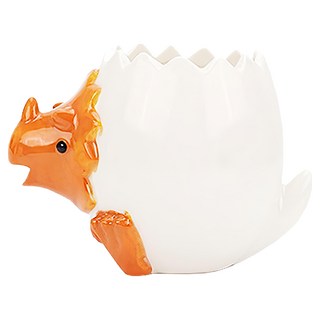 上手家居 幼龍陶瓷分蛋器, 橙龍, 1個