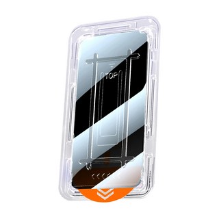 bebehome 防窺懶人速貼滿版手機玻璃螢幕保護貼膜 耐衝擊, iPhone 16 Plus, 1個