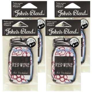 John's Blend 室內吊掛式香氛紙片, 紅酒, 6g, 4片