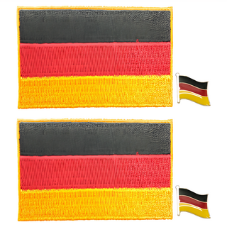 A-ONE 匯旺 德國國旗刺繡 + 國旗別針 Set 2組, 德國