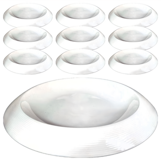 TATUNG 大同磁器 12英吋線條義大利麵盤 10個一組, 1組
