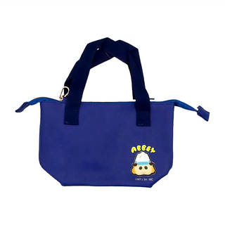 天竺鼠車車 阿比 手提袋A附背帶 藍色, 天竺鼠車車 阿比 藍色, 1個