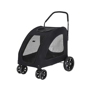 寵物大型推車 P04, 1台, 黑色