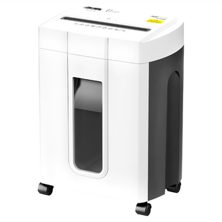 FILUX 飛力士 15張超靜音短碎狀碎紙機, 運轉音量≤55db, 時尚外型簡約配色, 滾輪式紙桶設計, FC-156QW, 時尚白