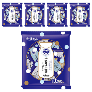 初鹿牧場 牛奶口味小饅頭 10包入, 150g, 5袋