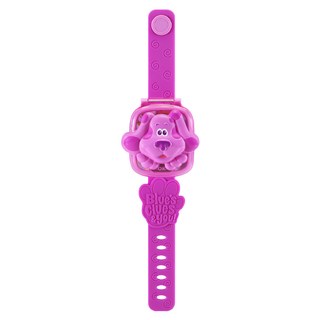 Leap Frog 跳跳蛙 小紫 學習手錶, 藍色小腳印造型腕帶, 內含四個學習遊戲模式, LCD螢幕清晰影像及動畫顯示, 1個