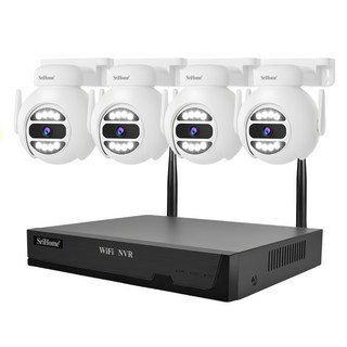 SriHome 無線監控攝影套件4顆旋轉鏡頭 500萬像素 不含硬碟, 1組, CIPC-C06
