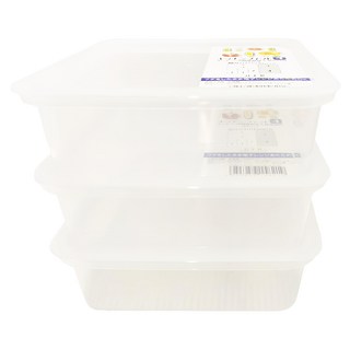 NAKAYA K582-1 保鮮盒930ml(透), 3個, 1組