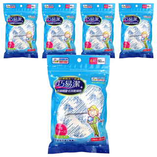 巧易潔 防潮精靈 石灰乾燥劑, 迅速吸收濕氣 預防發霉 6入, 60g, 30入