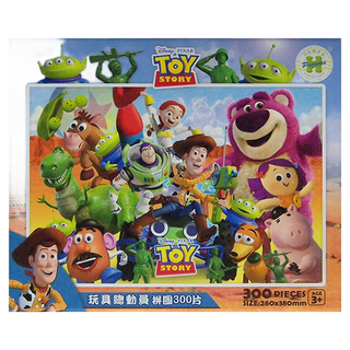 HUNDRED PICTURES 百耘圖 玩具總動員 拼圖 Set 300片, 260x380mm, 玩具總動員3, 1盒
