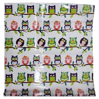 無膠靜電隔熱防窺窗貼 90x300公分, 貓頭鷹 白色, 1件