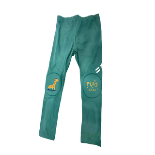 OZKIZ 護膝彈力緊身褲，薄荷綠，140cm, 140cm/8~9歲