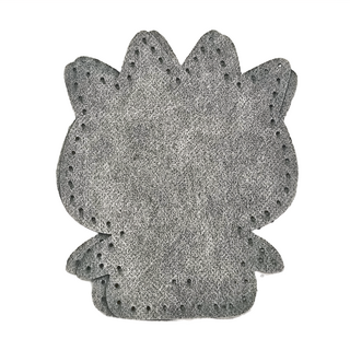 DIY 鎖圈, 9x12cm 布/綿/線/聚酯纖維/鐵圈/鐵材質, 酷企鵝, 1個