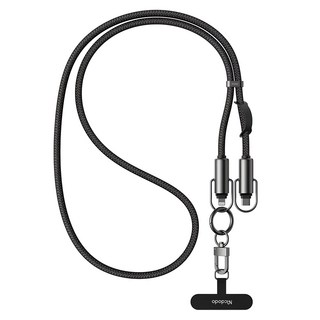 Mcdodo 麥多多 二合一PD掛繩充電線 Type-C TO Lightning 36W/3A Max, 1.2m, 黑色, 1條