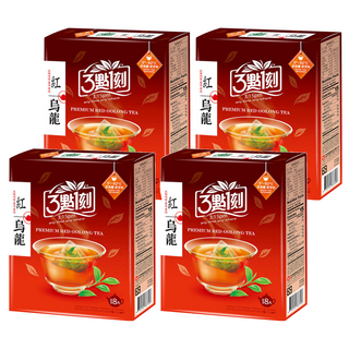 3點1刻 紅烏龍茶, 3.5g, 18包, 4盒