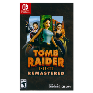 Nintendo 任天堂 SWITCH 古墓奇兵 1~3 復刻版 英文美版 Tomb Raider 1~3 Remastered Starring Lara Croft