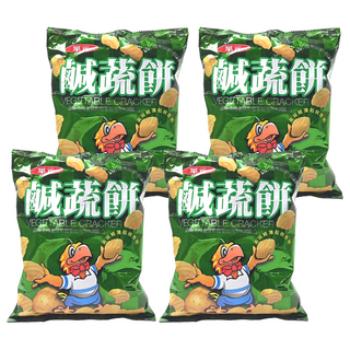 華元 鹹蔬餅, 82g, 4包