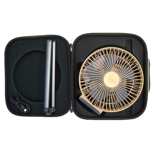 CARGO container 無線三腳架風扇 10000mAh電池 Type-C充電 45小時使用, CARGO MULTI FAN, 沙色, 248 x 220 x 328mm, 554g