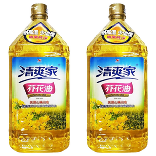 統一 清爽家芥花油 非基因改造原料, 2L, 2瓶