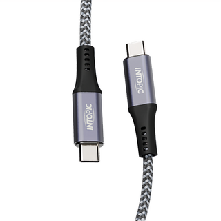 INTOPIC 廣鼎 USB 4 Type-C 極速充電傳輸線 PD240W 20Gbps, 120cm, CB-CTC-33, 1條
