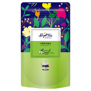 High Tea 伂橙 台灣蔗香綠茶 3g 1袋 清新口感 無糖配方, 12個, 1包
