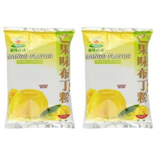 FAIRSEN 惠昇食品 芒果味布丁粉, 清涼消暑聖品, 口感綿滑, 台灣製造, 1kg, 2包