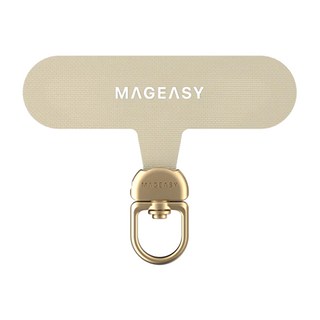 MAGEASY 360度 旋轉掛繩片, 1個, 米白色