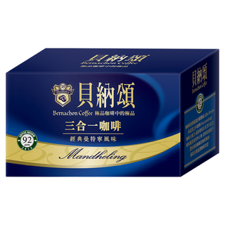 貝納頌 三合一咖啡 經典曼特寧風味, 18g, 25包, 5盒