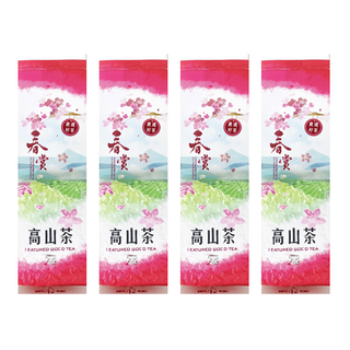 喝茶閒閒 四季單葉茗茶 五分火 1組 150g 4包 - 台灣高山茶, 清新回甘, 獨立包裝