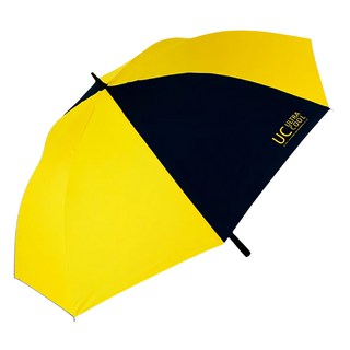TDN RACING UC降溫防雷高爾夫傘, 強效防風, 閃耀黃, 1支, 158cm x 8K