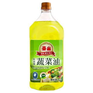 泰山 低油爆 蔬菜油, 2L, 1瓶