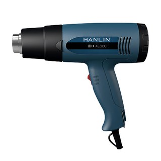 HANLIN 後顯專業調溫模式熱風槍, 2000W, 後蓋液晶控溫, 1盒