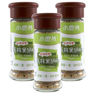 小磨坊 香蒜黑胡椒, 27g, 3瓶