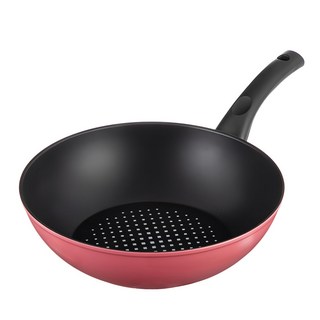 Tamsaa 電磁爐適用 鑽石圖案鍛造炒鍋, 1個, 28cm