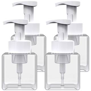 小麥購物 壓取式分裝瓶 Y514 250ml, 4件, 透明