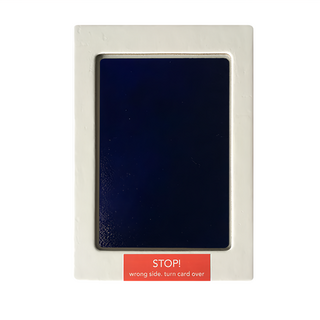 不沾墨印台 中號 深藍色 - 免洗安全印泥 適用多種材質, 1個