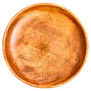 HOLA 和樂家居 艾禮思 洋槐木平盤, 圓型原色, 1個