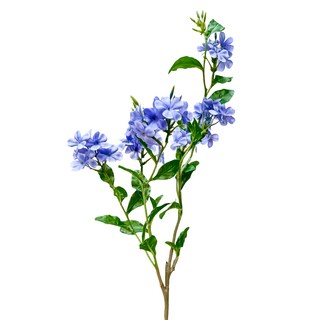 FLORAL M 地中海夏日浪漫海洋藍雪花仿真花材, 藍色, 1件