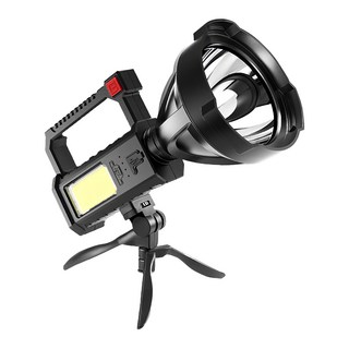 AHOYE 極強光USB充電探照燈/露營燈/照明燈/工作燈/戶外燈/手電筒, 1個