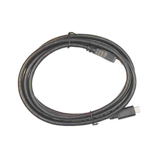 Cable 專業級USB3.0超高速傳輸線 A公-Type C公 180cm 強效抗干擾多重編織遮蔽結構, 黑色, 1條