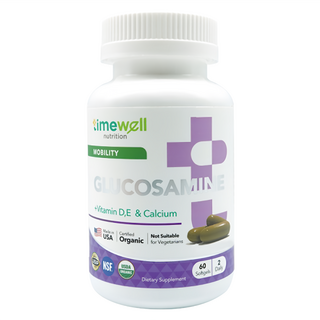 timewell 時光安好 好樂關葡萄糖胺複方膠囊 60顆，關節保健，靈活自如, 1罐