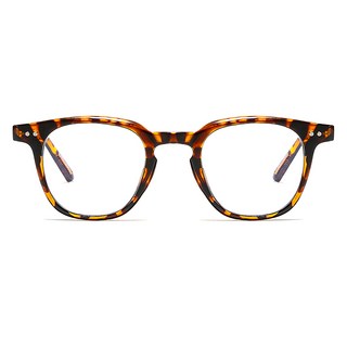 BLACK ENUF IBURN 圓框眼鏡 豹紋款 輕巧舒適 男女通用, 144 x 46 x 147mm