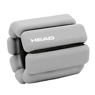 HEAD 海德 矽膠負重手環腳環組, 全新材質, 穿戴更舒適, 防水止滑, 33 x 23 x 20cm, 灰色, 250g