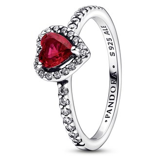 PANDORA 潘多拉 女款 鮮明紅心戒指