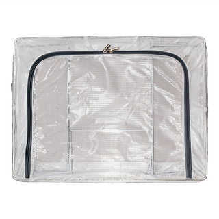 超大防水床底收納箱 約30L, 中號(40 x 50 x 15cm), 透明, 1個