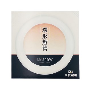 INNOTEK 大友照明 LED 15W 環形燈管 G10q, 白光, 1個